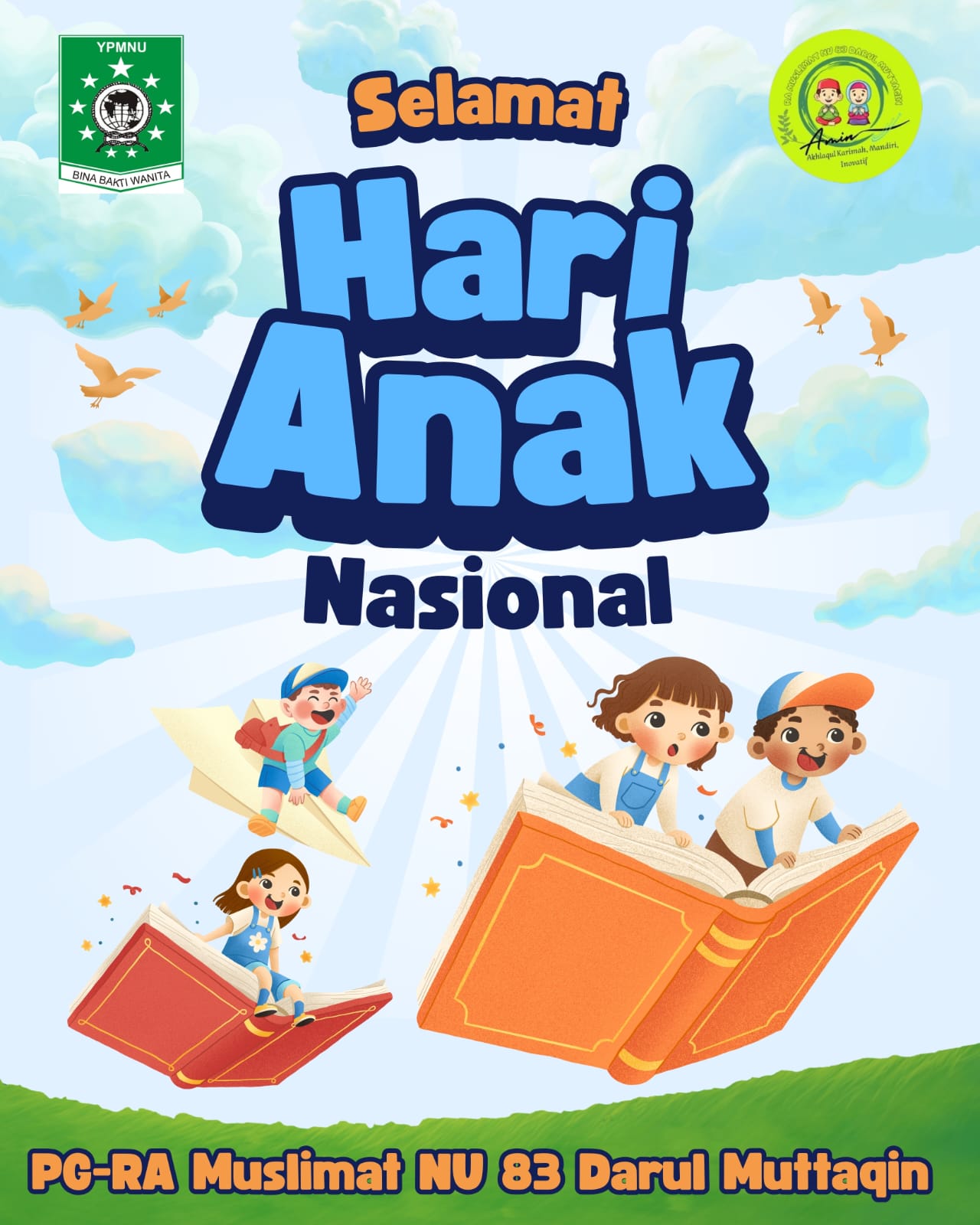 RA Darul Muttaqin Sadang Peringati Hari Anak Nasional 2025